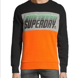 SUPERDRY graphic cotton blend sweatshirt